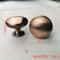 Red Brushed Copper Cabinet Knob Modern Kitchen Drawer Pull Handle