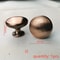 Red Brushed Copper Cabinet Knob Modern Kitchen Drawer Pull Handle