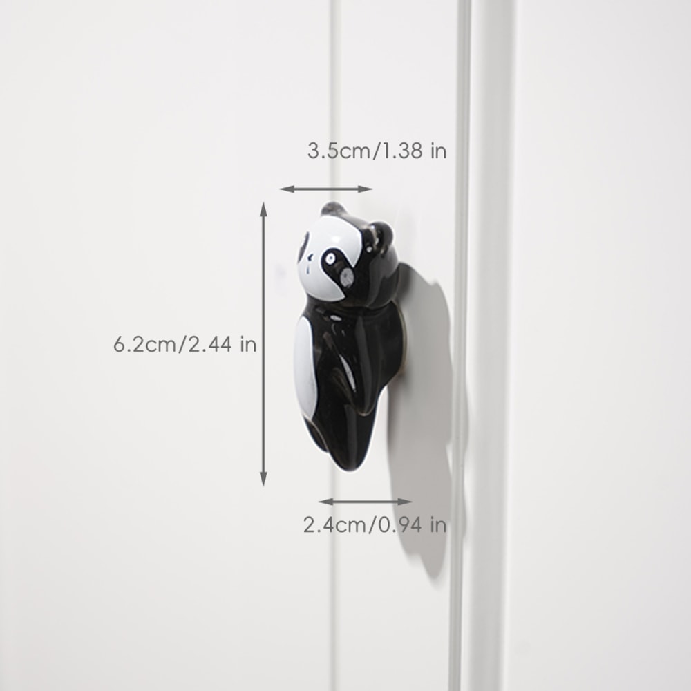 Nordic Animal Ceramic Cabinet Knobs Set Cute Drawer Pulls For Kids Room Decor 7