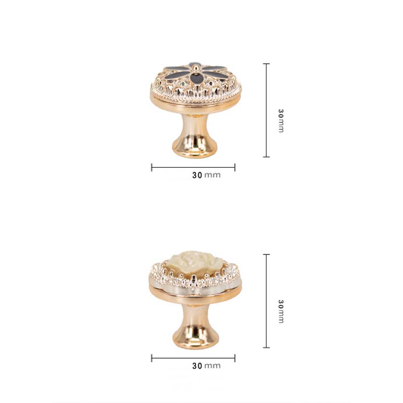Modern Gold Cabinet Drawer Pull Handle Elegant Single Hole Cabinet Handle For Furniture Upgrade 2