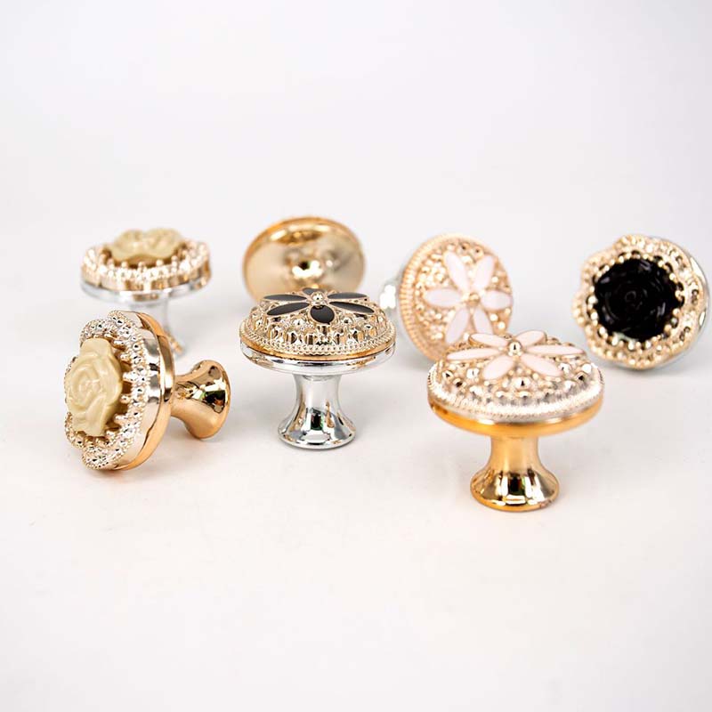 Modern Gold Cabinet Drawer Pull Handle Elegant Single Hole Cabinet Handle For Furniture Upgrade 3