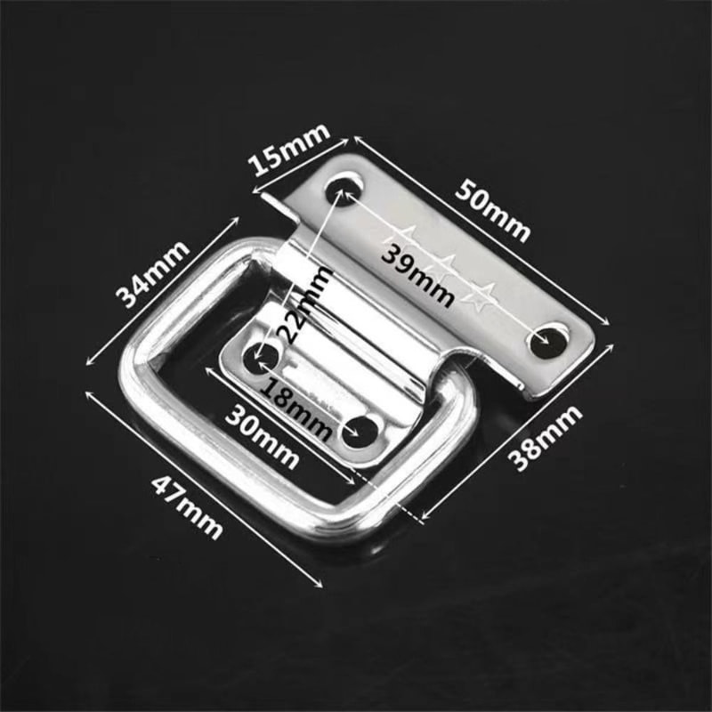 Foldable Stainless Steel Cabinet Handle Sleek cabinet drawer handle for Modern Furniture