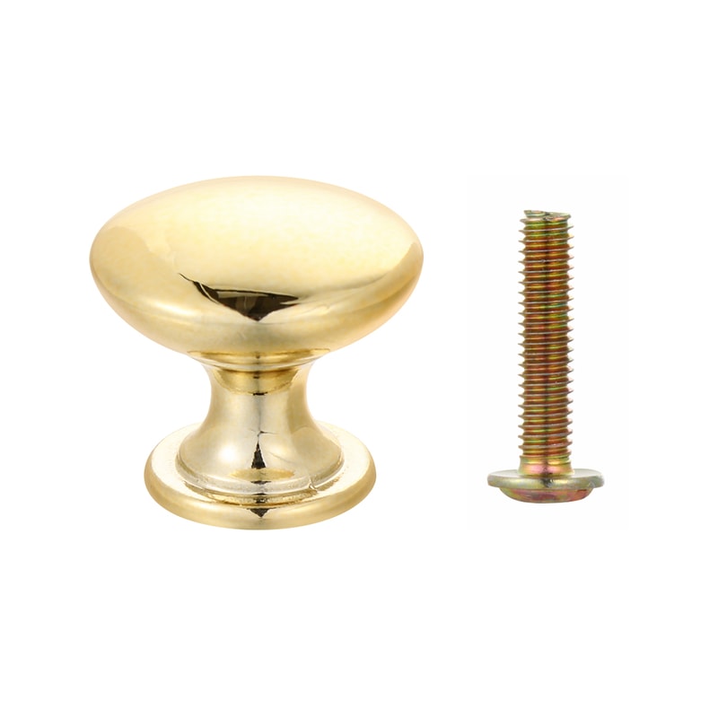 Vintage Gold Cabinet Knobs Round Drawer Pulls for Kitchen Furniture Hardware