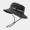 Unisex Cotton Bucket Hat Outdoor Travel Sun Cap Breathable Fisherman Style