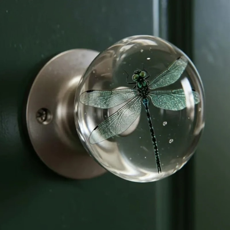 Retro Artistic Cabinet Knob Decorative Door Handle Scratch Resistant Drawer Pull 12