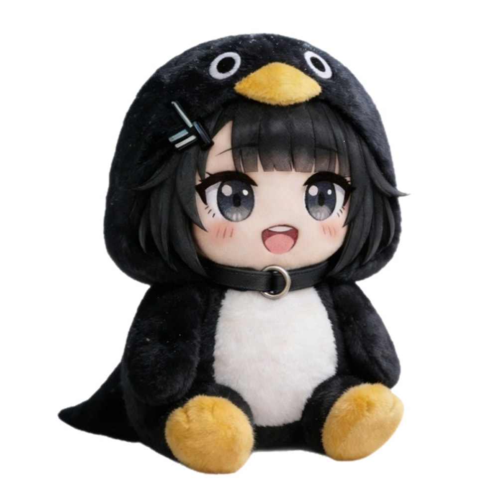 Gugu Gaga Penguin Plush Toy Soft Stuffed Animal Doll for Kids Gifts and Room Decor