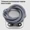 Flexible Washing Machine Hose Extension 90 Bend Water Inlet Pipe Leakproof Connector 5