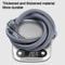 Flexible Washing Machine Hose Extension 90 Bend Water Inlet Pipe Leakproof Connector 5