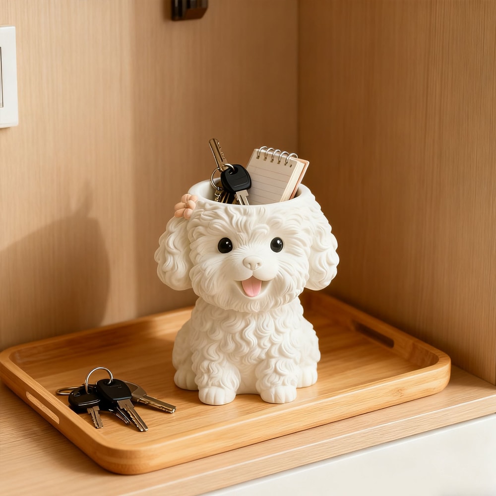 Cute Puppy Silicone Mold For Candle Making Resin Casting Mold DIY Craft Kit 2