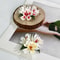 Handmade Ceramic Aromatherapy Burner Peach Blossom Incense Holder Home Decor 4