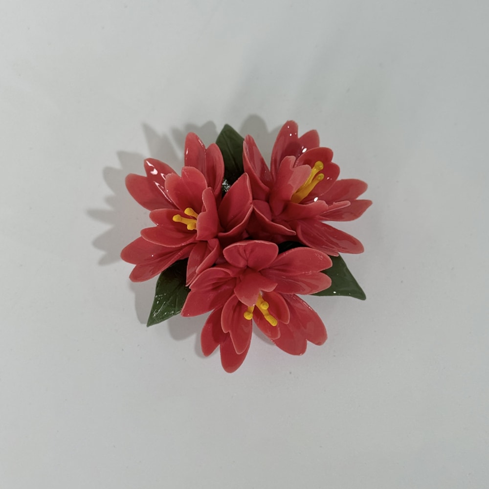 Handmade Ceramic Aromatherapy Burner Peach Blossom Incense Holder Home Decor 7