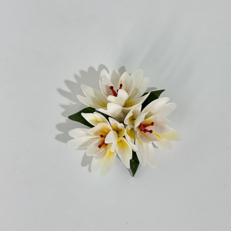 Handmade Ceramic Aromatherapy Burner Peach Blossom Incense Holder Home Decor 10