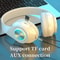 RGB Bluetooth Headphones With Noise Cancelling Foldable Over Ear Design 1