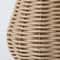 Handwoven Rattan Style Vase for Pampas Grass & Dried Flowers Decor
