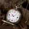 Vintage Alice Bronze pocket watch necklace Quartz Retro Pendant Timepiece Gift