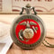 Vintage Marine Corps Pocket Watch Necklace for Kids and Collectors