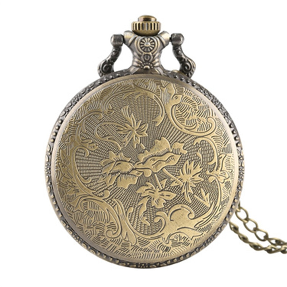 Vintage Marine Corps Pocket Watch Necklace for Kids and Collectors