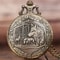 Vintage Wolf Head Pocket Watch Necklace Quartz Antique Pendant Timepiece Gift For Men 1