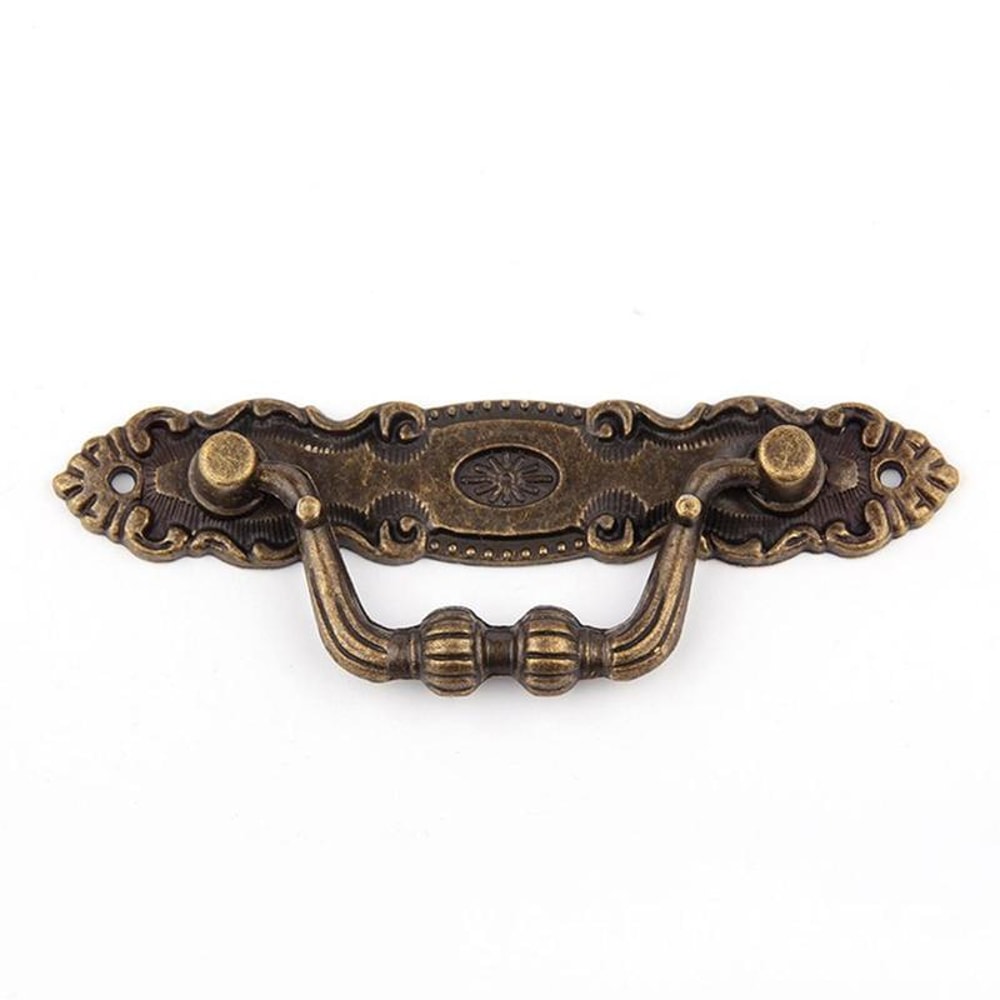 Antique Bronze Drawer Pull Handles Vintage Cabinet Hardware for Dressers Wardrobes