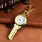 Vintage Pocket Watch Keychain Clip Quartz Fob Pendant for Nurses and Everyday Carry
