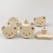 Nordic Cute Bear Wooden Cabinet Handles For Kids Room Furniture 1