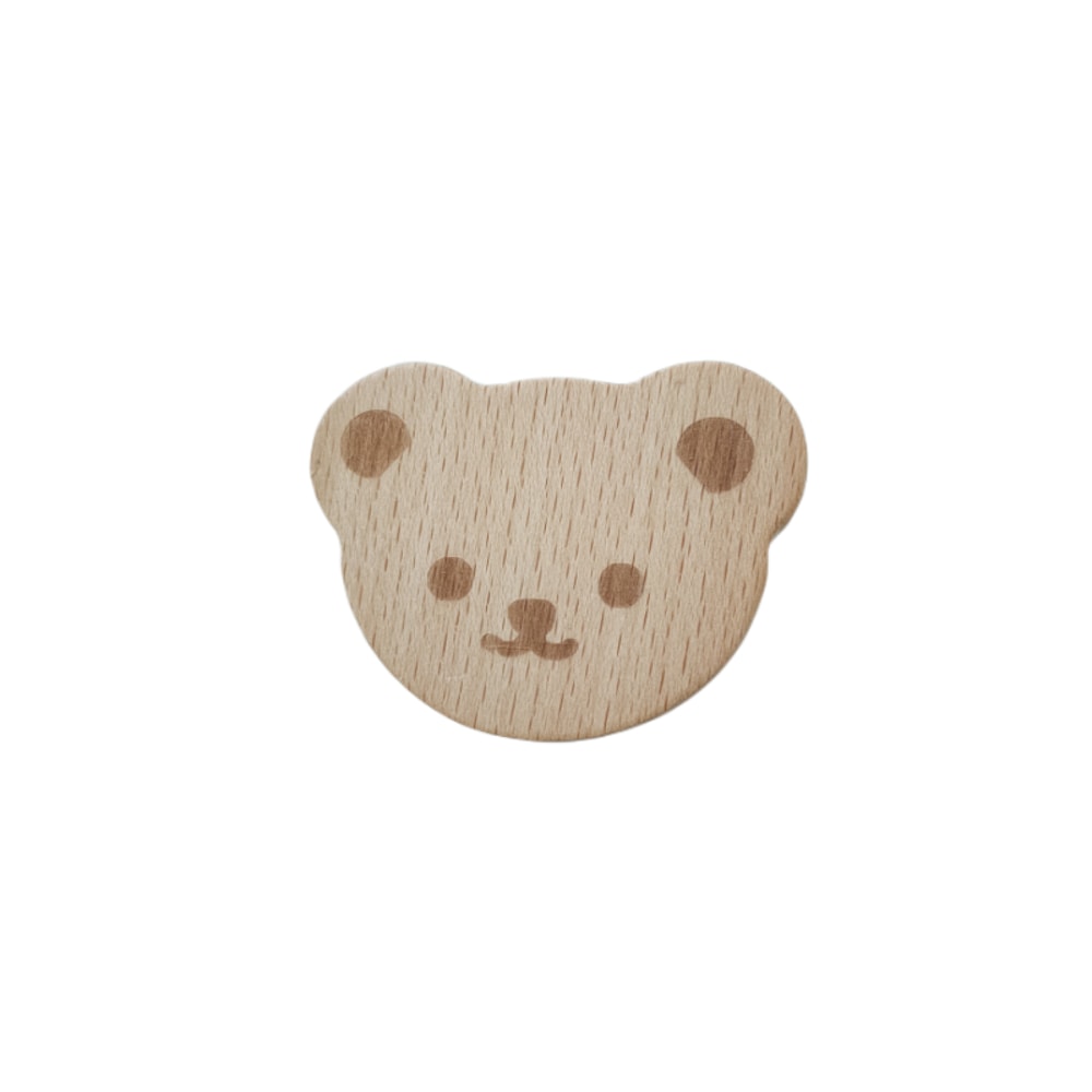 Nordic Cute Bear Wooden Cabinet Handles For Kids Room Furniture 6