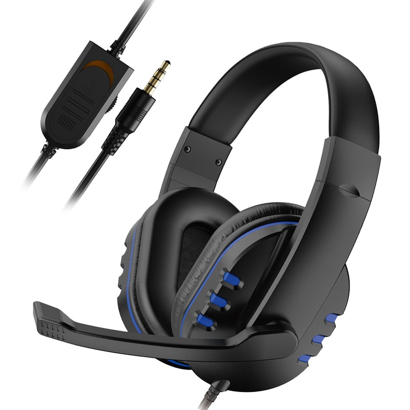 Stereo Wired Gaming Headset With Microphone For PS PC Mobile Noise Isolating Comfort Fit 0