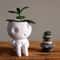 Kodama Tree Spirit Planter Pot Cute Indoor Plant Pot For Succulents Air Plants Decor 0