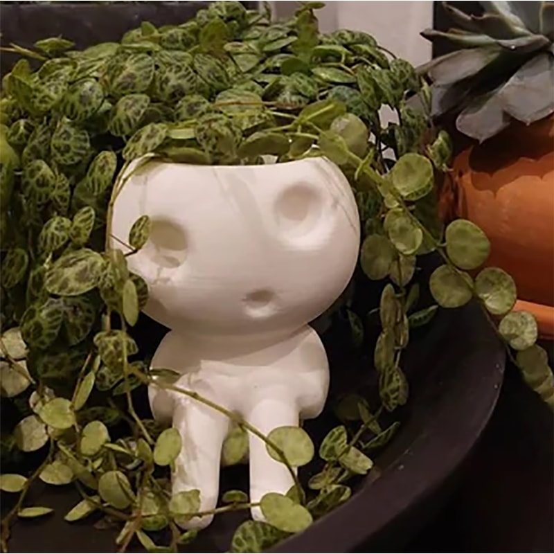 Kodama Tree Spirit Planter Pot Cute Indoor Plant Pot For Succulents Air Plants Decor 3