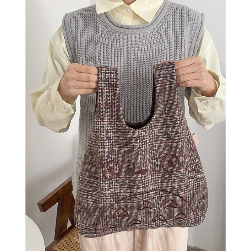 Soft Plush Tote Bag Cute Large Capacity Shoulder Bag For Everyday Style 8