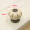 Cartoon Pumpkin Ceramic Drawer Knobs Cute Kids Cabinet Handles 0