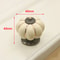 Cartoon Pumpkin Ceramic Drawer Knobs Cute Kids Cabinet Handles 0