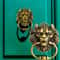 Antique Bronze Lion Head Door Knocker Decorative Front Door Handle