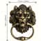 Antique Bronze Lion Head Door Knocker Decorative Front Door Handle