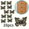 Vintage Bronze Butterfly Drawer Pulls Decorative Cabinet Handles Set