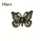 Vintage Bronze Butterfly Drawer Pulls Decorative Cabinet Handles Set