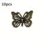 Vintage Bronze Butterfly Drawer Pulls Decorative Cabinet Handles Set