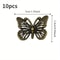 Vintage Bronze Butterfly Drawer Pulls Decorative Cabinet Handles Set
