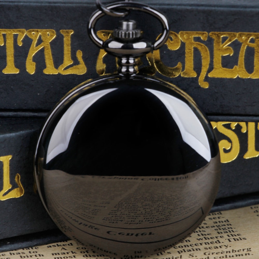 Luxury Gold Pocket Watch Gift Set With Quartz Movement And Chain Pendant 4