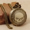 Vintage Quartz Pocket Watch Necklace for Men & Women Retro Steampunk Pendant Chain