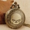Vintage Quartz Pocket Watch Necklace for Men & Women Retro Steampunk Pendant Chain