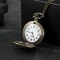 Vintage Playing Card Pocket Watch Necklace Luxury Quartz Pendant For Men Women 1