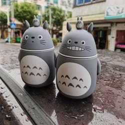 kawaii totoro glass cup figurine totoro cup collectible anime decor gift