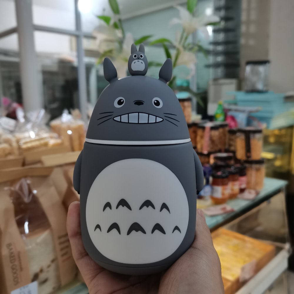 Kawaii Totoro Glass Cup Figurine Totoro Cup Collectible Anime Decor Gift 5