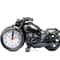 Modern Motorcycle Desk Clock with Alarm Vintage Bike Decor Quartz motorcycle alarm clock