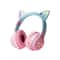 RGB Cat Ear Wireless Headphones With LED Lights Bluetooth Stereo Sound For Kids And Girls 3