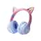 RGB Cat Ear Wireless Headphones With LED Lights Bluetooth Stereo Sound For Kids And Girls 4