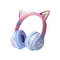 RGB Cat Ear Wireless Headphones With LED Lights Bluetooth Stereo Sound For Kids And Girls 4