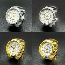 adjustable ring watch quartz couple timepiece stylish finger watch for men women