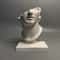 Classic Roman Bust Sculpture Decor Minimalist Plaster Statue for Desk & Home Aesthetic